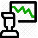 Gefallen Banken Wirtschaft Symbol