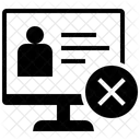 Gefälschtes Konto  Symbol