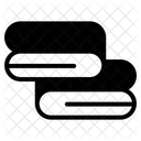 Falthandtucher Handtucher Spa Handtucher Symbol