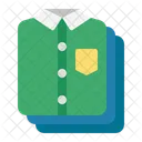 Gefaltete Kleidung  Symbol