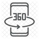 Gefalteter Bildschirm  Symbol