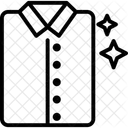 Gefaltetes Hemdliniensymbol Symbol