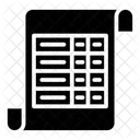 Gefaltetes Papier  Symbol