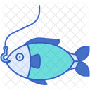 Gefangener Fisch Symbol