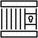 Gefangnis Einsperrung Strafe Symbol