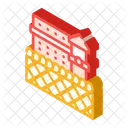Gefängnisgebäude  Symbol