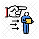 Entlassener Arbeiter  Symbol