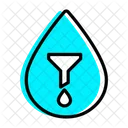 Gefiltertes Wasser  Symbol