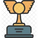 Geflugelte Trophae Geflugelter Pokal Trophae Symbol