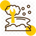 Gefrorener Teich  Symbol