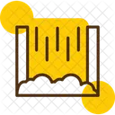 Gefrorener Wasserfall  Symbol