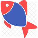 Gegessener Fisch Fisch Fischgrate Symbol