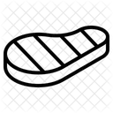 Gegrilltes Steak Symbol