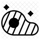 Gegrilltes Steak Symbol