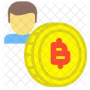 Bitcoin Munze Wahrung Icon