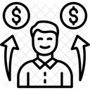 Lohnerhohung Gehalt Einkommenswachstum Symbol