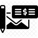 Gehaltsscheck Scheck Geld Symbol