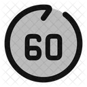 Go Forward Sec 60 Sekunden 60 Sekunden Symbol