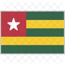 Togo Flagge Land Symbol