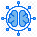 Gehirn Robotik  Symbol