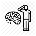 Schlaganfall  Symbol