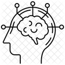 Gehirnsimulation Kunstliche Intelligenz KI Symbol