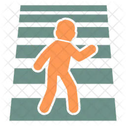 Gehweg  Symbol