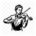 Geiger Musiker Kunstler Symbol