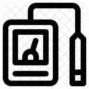 Geiger Counter Radiation Detection Icon