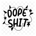 Geiler Scheiss Typografie Schriftzug Symbol