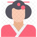 Geisha Chinese Japanese Icon