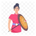 Geisha Girl Geisha Umbrella Chinese Character アイコン