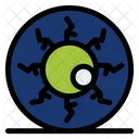 Geister Augapfel Halloween Augapfel Blutiger Augapfel Symbol