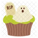 Geister-Halloween-Cupcakes  Symbol