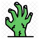 Geisterhand Zombiehand Bose Hand Symbol