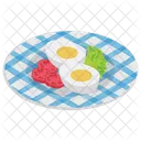 Gekochte Eier  Symbol