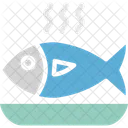 Gekochter Fisch  Symbol