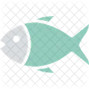 Gekochter Fisch Fisch Essen Symbol