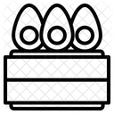 Gekochtes Ei Symbol