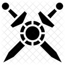 Gekreuzte Schwerter  Symbol