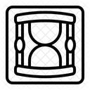 Gekrönte Sanduhr  Symbol