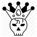 Gekrönter Schädel  Symbol