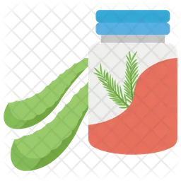 Gel de aloe vera  Ícone