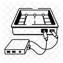 Gel Electrophoresis Separator Machine Icon