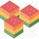 Gelatin Cube Jelly 아이콘