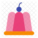 Gelatina Dulce Comida Icono