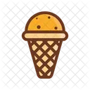 Colore Riempito Di Gelato Icon