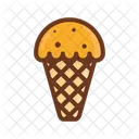 Colore Riempito Di Gelato Icon