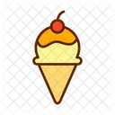 Colore Riempito Di Gelato Icon