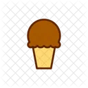 Colore Riempito Di Gelato Icon